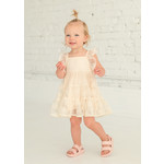 Mabel and Honey Mabel & Honey Vanilla Bean Emboridered Net Dress