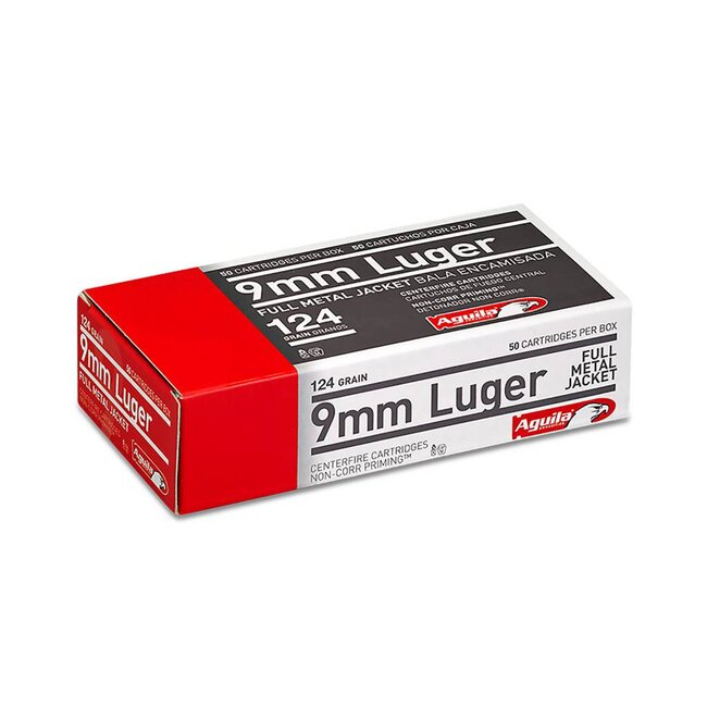 Aguila Ammunition Aguila 9mm Luger 124gr 50rnd