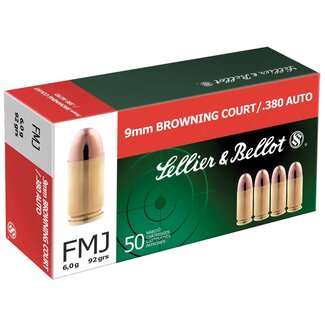 Sellier & Bellot S&B 380ACP 92GR FMJ 50/1000