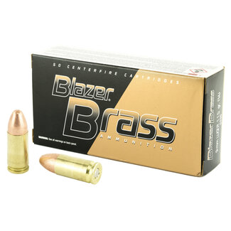 CCI Blazer Brass 9mm, 115gr, FMJ 50rnd
