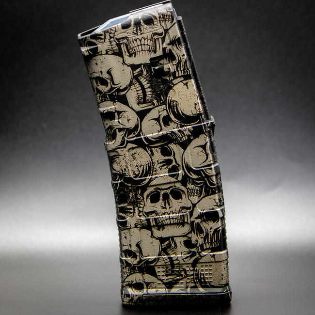 PMAG Custom Engraved 30RD PMAG Skulls