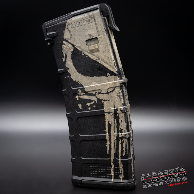 PMAG Custom Engraved 30RD PMAG Skulls