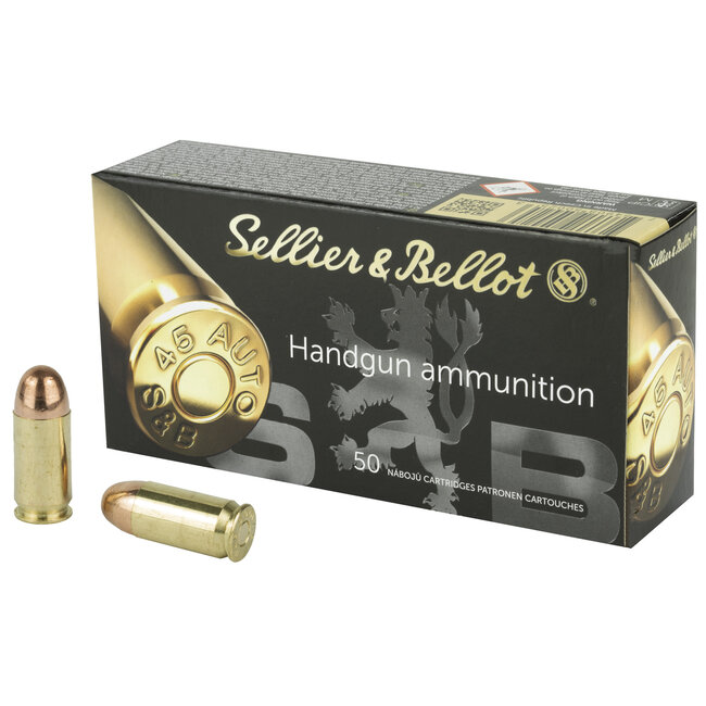 Sellier & Bellot 45ACP 230 Grain FMJ