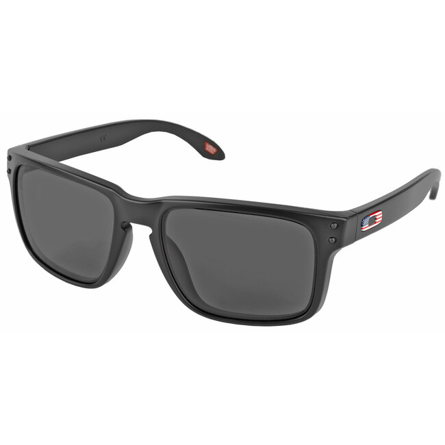 Oakley Holbrook Glasses Matte Black Frame with USA Flag