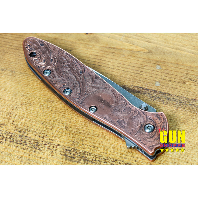 Kershaw CUSTOM ENGRAVED KERSHAW LEEK SKULLS