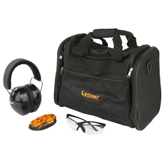 Lyman Range Kit Hearing and Eye Protection Range Bag Barrel Cleaner