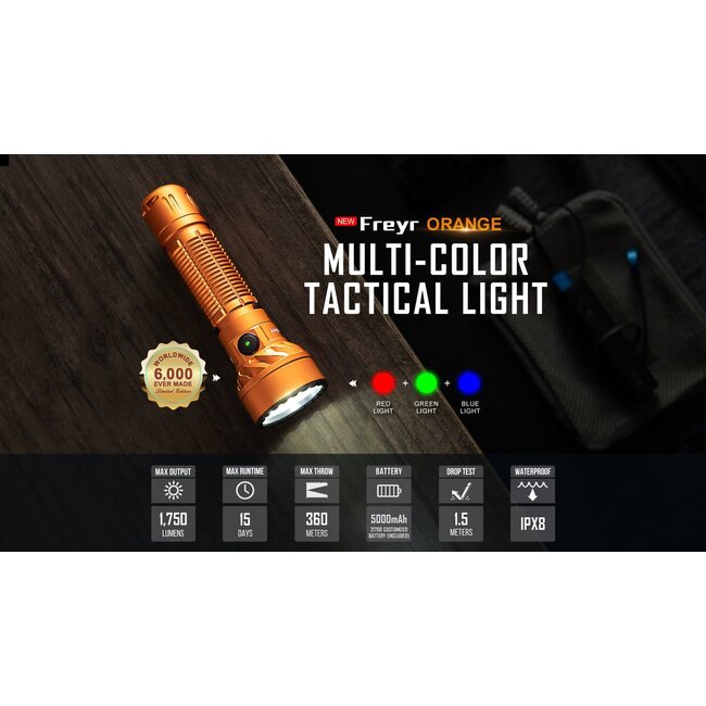 Olight Olight Freyr Multi Color Flashlight - Orange