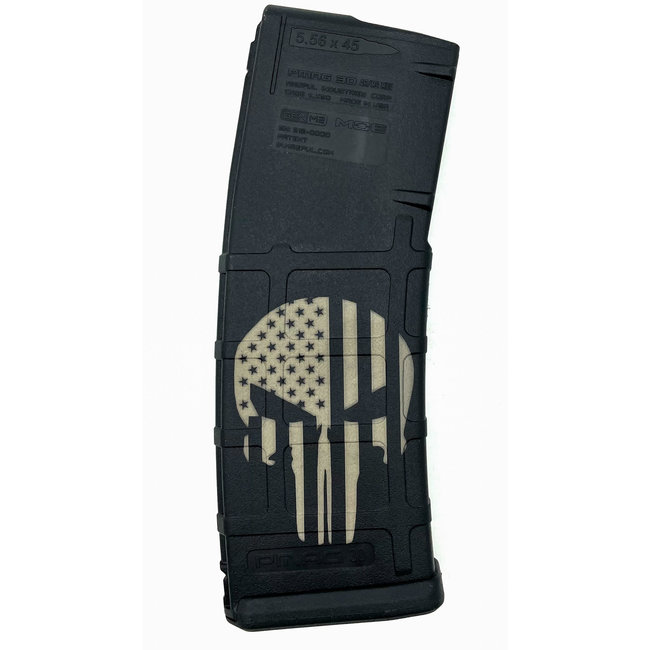 PMAG Custom Engraved 30RD PMAG Skulls