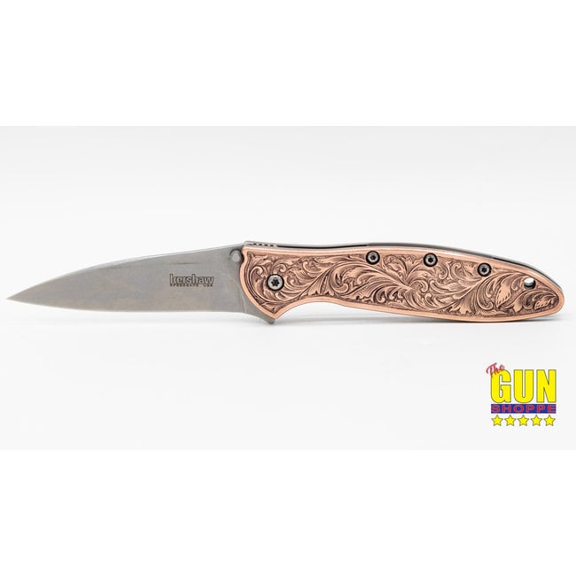 Kershaw CUSTOM ENGRAVED LEEK PREMIUM COPPER