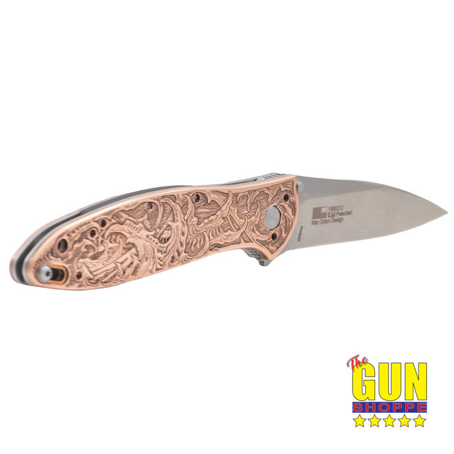Kershaw CUSTOM ENGRAVED KERSHAW LEEK SKULLS