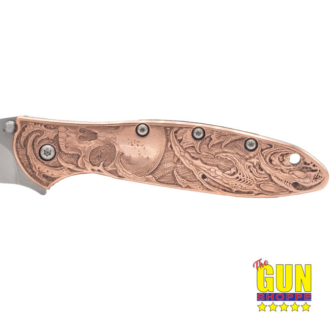 Kershaw CUSTOM ENGRAVED KERSHAW LEEK SKULLS