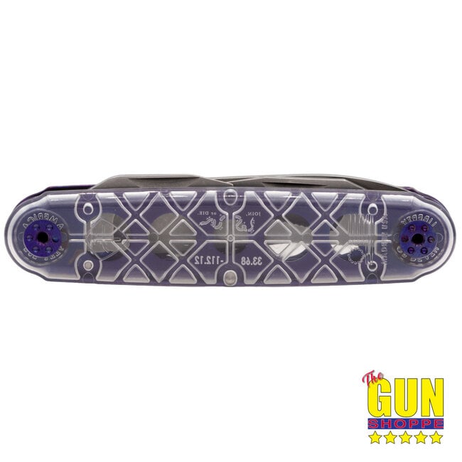 ASK (American Service Knife) The Jefferson Purple Anodized Liners