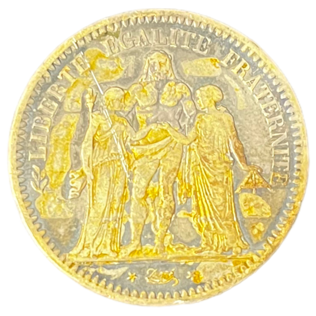 1848 France 5 Francs, Hercules
