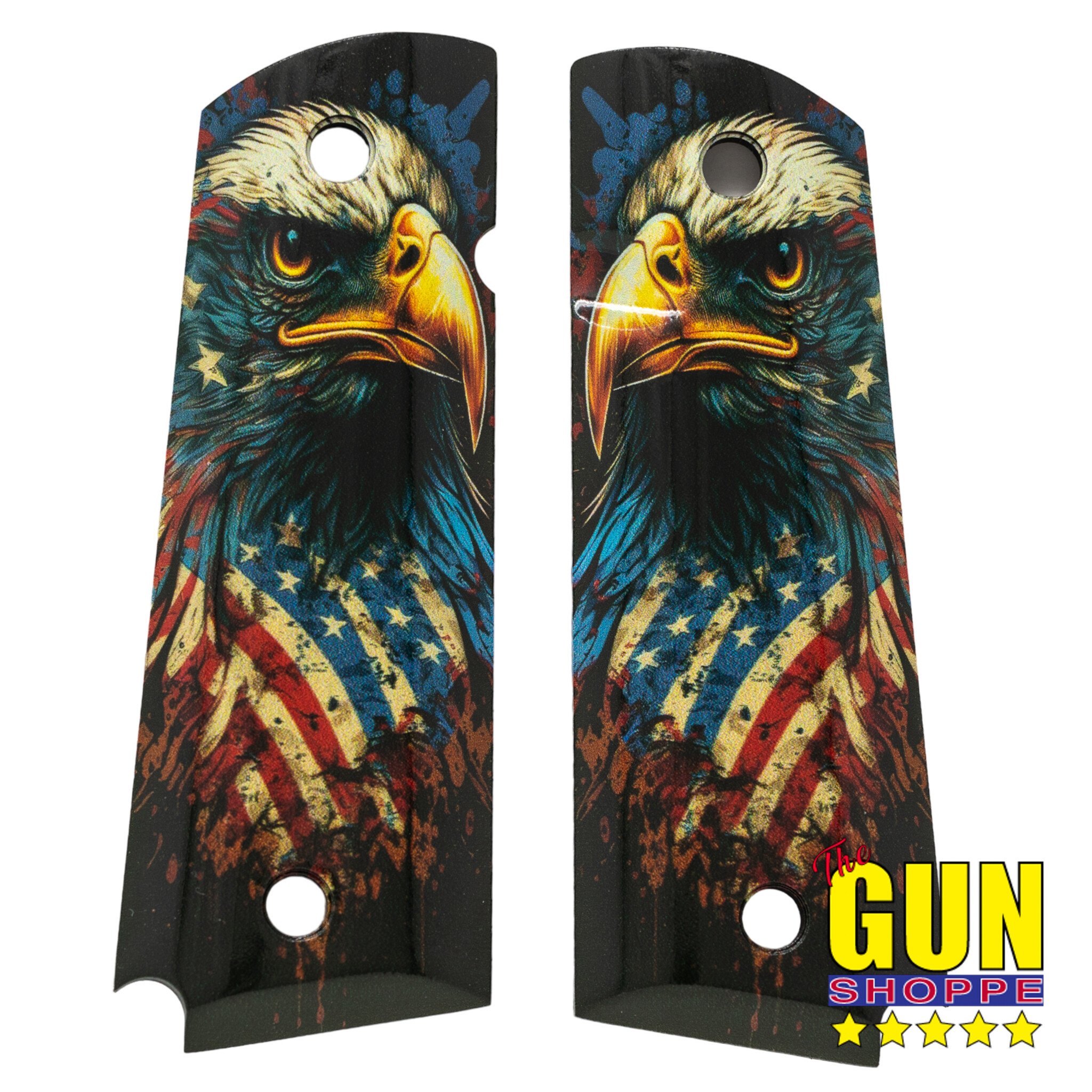 Custom Engraved & Full-Color 1911 Grips at The Gun Shoppe of Sarasota