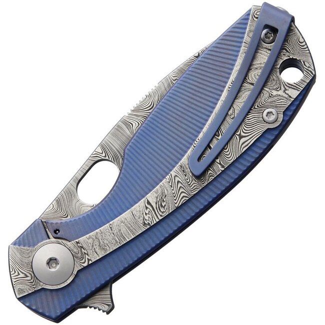 Viper Voxnaes Lille Knife Blue Ti/Damascus