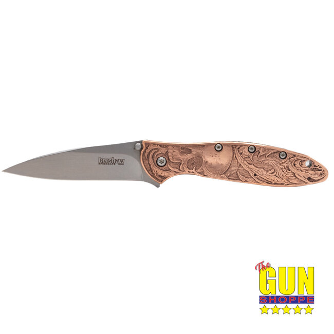 Kershaw CUSTOM ENGRAVED KERSHAW LEEK SKULLS