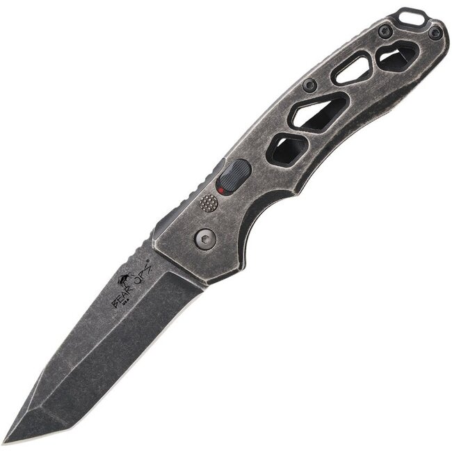 Bear & Son OPS Bold Action XII Tanto Automatic Knife Titanium