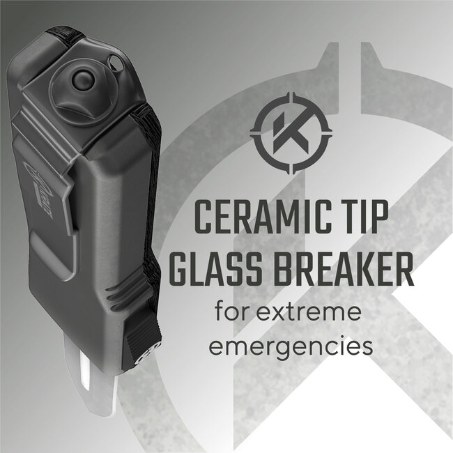 Krate Tactical “The Parallax” OTF knife is light and intended for everyday carry. Crafted with durable, corrosion-resistant D2 steel, this versatile tanto blade is ready for action in nearly any environmental condition. Unlike polished OTF knife blades, a matte scratch-