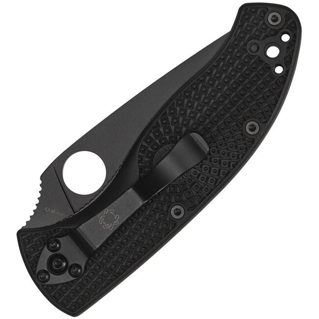 Spyderco Tenacious Black FRN Black Blade C122PBBK