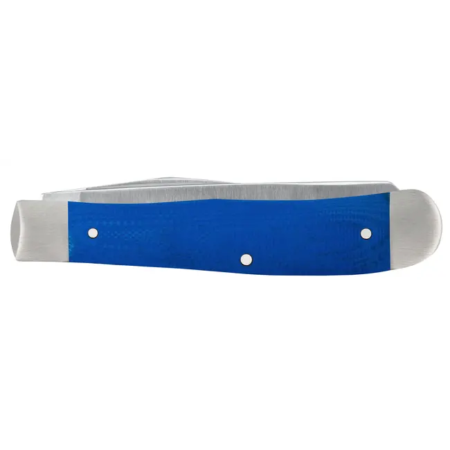 Case Cutlery Case Smooth Blue G-10 Trapper with XX Diamond shield