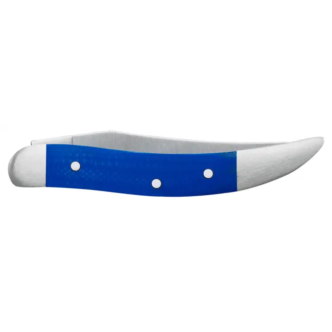 Case Cutlery Case Smooth Blue G-10 Small Texas Toothpick with XX Diamond shield