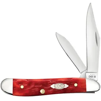 Case Cutlery Case Peach Seed Jig Dark Red Bone CS Peanut