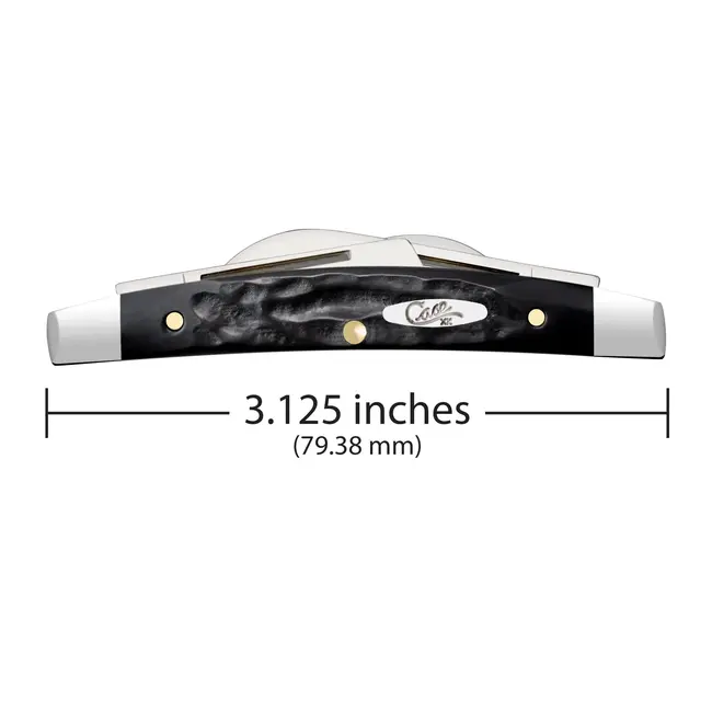 Case Cutlery Case Jigged Rough Black® Synthetic Small Congress