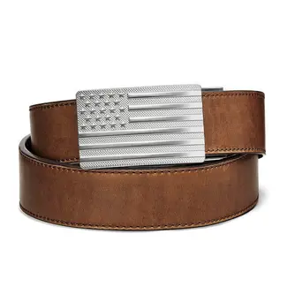 Kore Essentials Brown Buffalo Leather Gun Belt