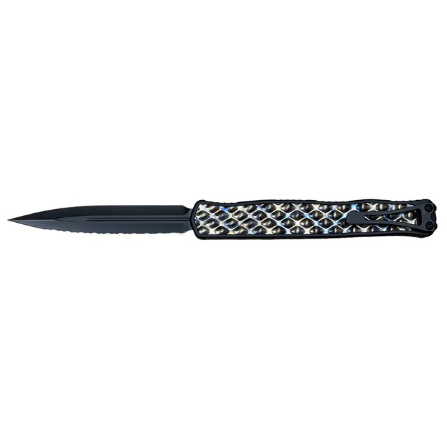 Heretic Knives Heretic Cleric II DE Titanium inlay Full Serrated