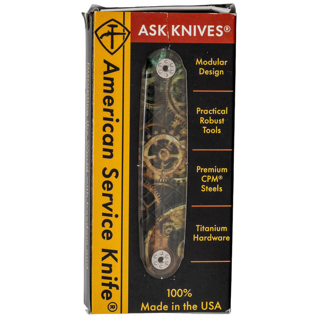 ASK (American Service Knife) Steampunk ASK Alchesay Wharncliffe Blade