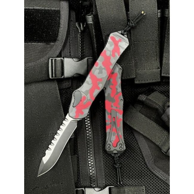 Heretic Knives Hydra Recurve Red Camo 2Tone Standard