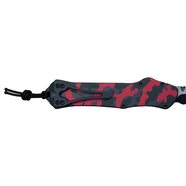Heretic Knives Hydra Recurve Red Camo 2Tone Serrated