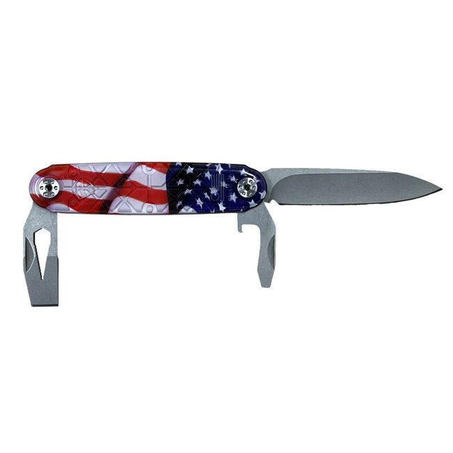 ASK (American Service Knife) Jefferson DP  American Flag | Exclusive