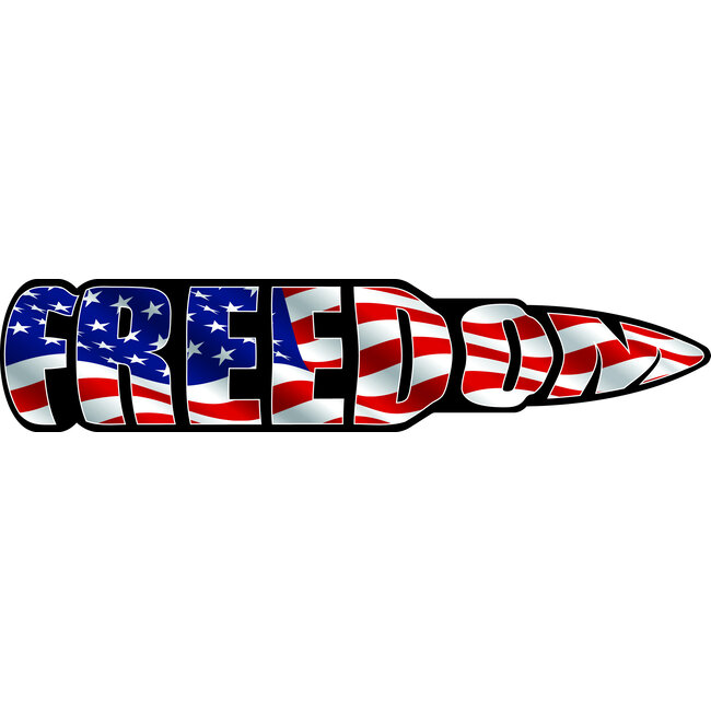 Freedom Bullet Decal