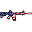 SLE Custom's American Flag Rifle