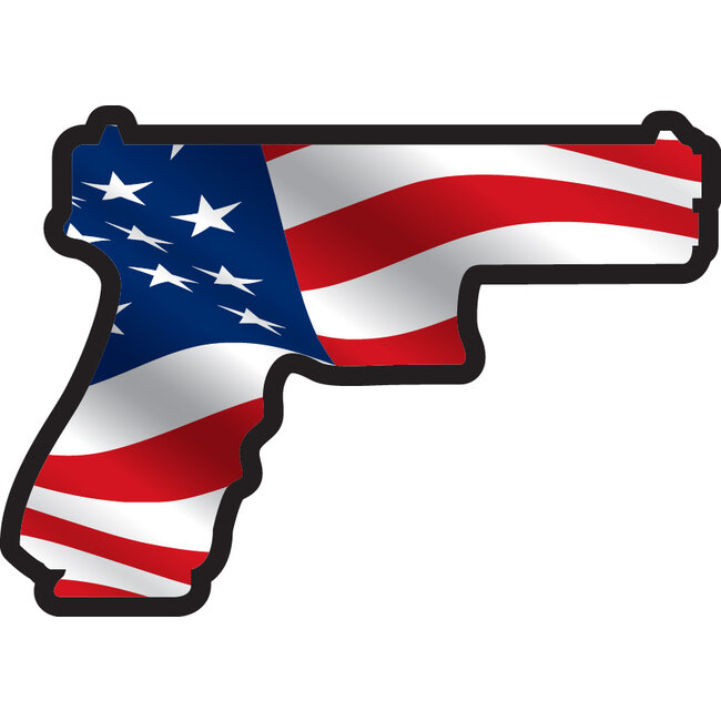 SLE Custom's American Flag Handgun