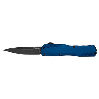 Kershaw Livewire OTF Auto Knife - Blue, Spear Point Blade