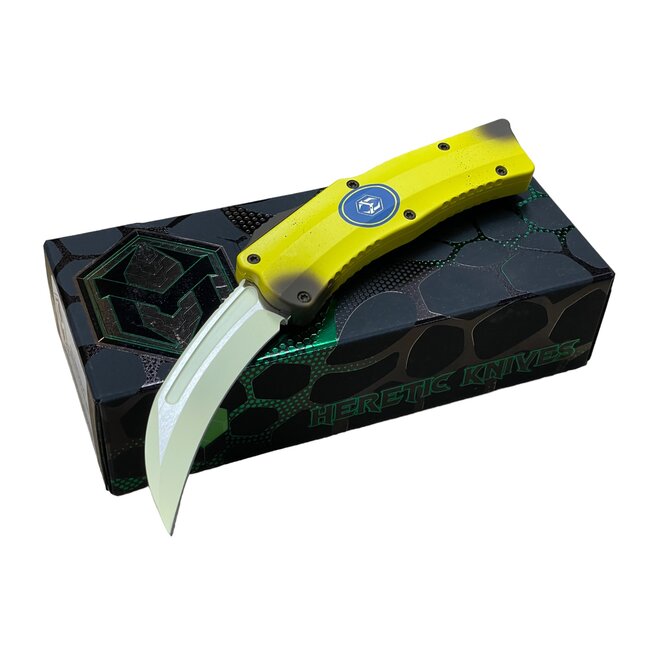 Heretic Knives ROC  Stabnana Nanner Yellow Blade