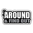 SLE Customs F Around & Find Out" Sticker - Funny Stick Figure