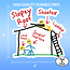 SLE Customs Shooter on a Slopey Roof Funny Secret Service Sticker
