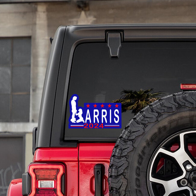 SLE Customs Kamala Harris 2024 Sticker - "On Her Knees" - 7" x 4.5"