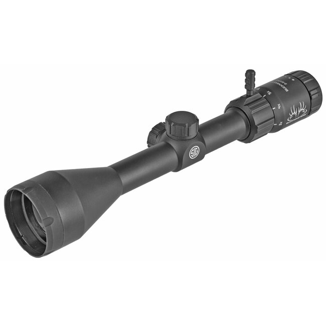 Sig Sauer Buckmasters 3-9X50mm Rifle Scope - BDC Reticle, Black