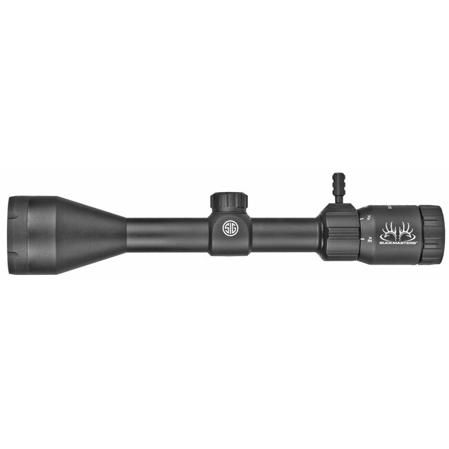 Sig Sauer Buckmasters 3-9X50mm Rifle Scope - BDC Reticle, Black