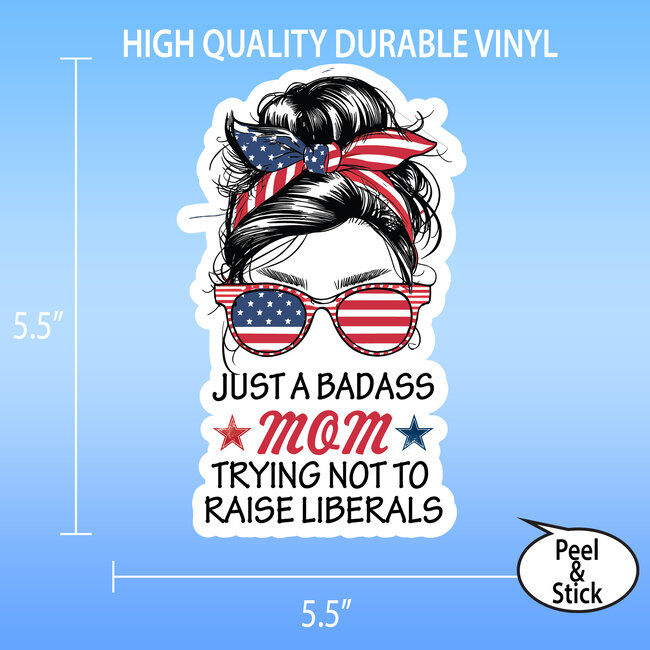 SLE Customs Just A Regular Mom Who Raised Lions Sticker