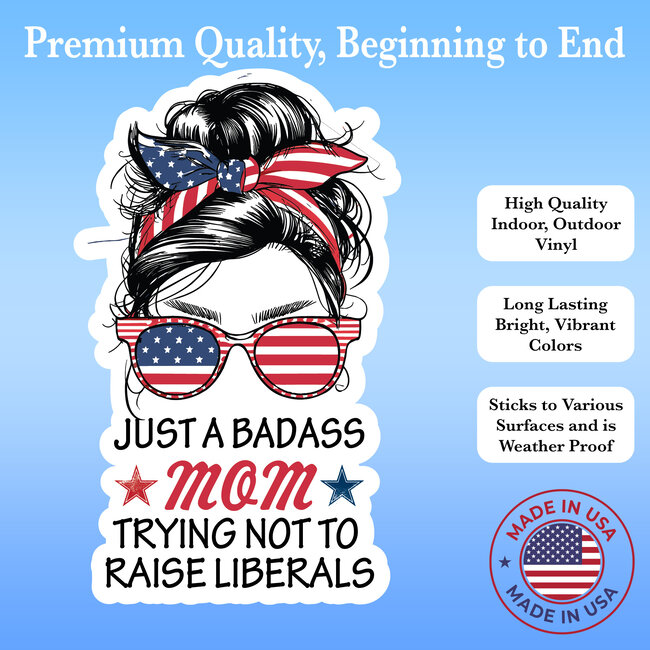 SLE Customs Just A Regular Mom Who Raised Lions Sticker