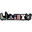 SLE Customs Liberty Sticker - 6.5" Design with 1911 Gun, Liberty Symbols