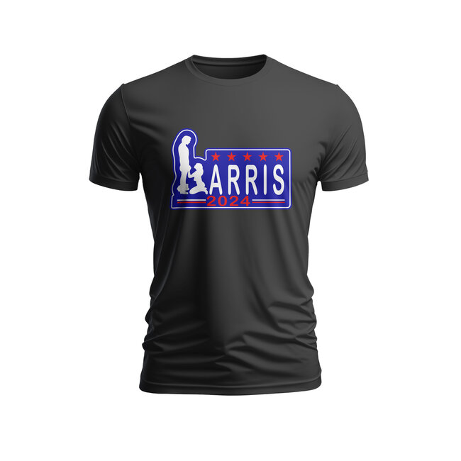 SLE Customs Hilarious Kamala Harris 2024 T-Shirt - "On Her Knees"