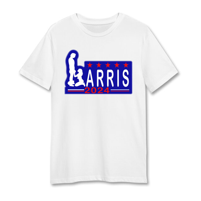 SLE Customs Hilarious Kamala Harris 2024 T-Shirt - "On Her Knees"