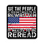 SLE Customs "We The People" American Flag Sticker - 6" Tall