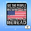 SLE Customs "We The People" American Flag Sticker - 6" Tall